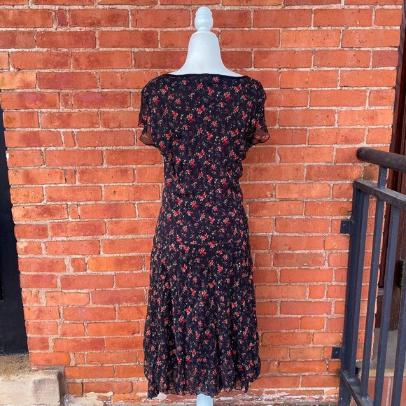 grungey floral midi dress - Picture 9 of 13